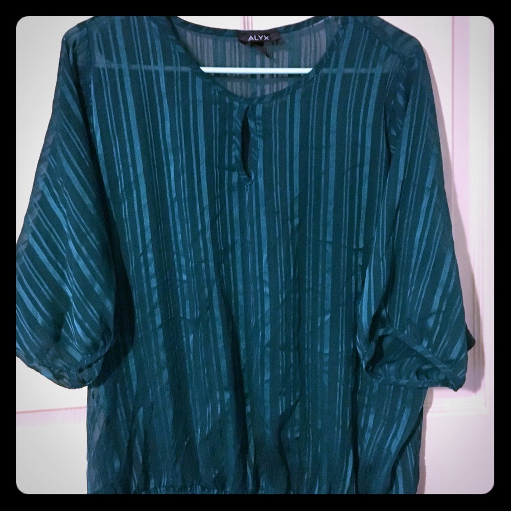 Sheer shirt sleeve